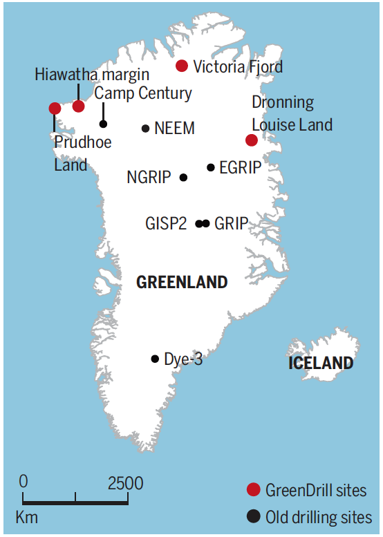 Greendrill drilling locations
